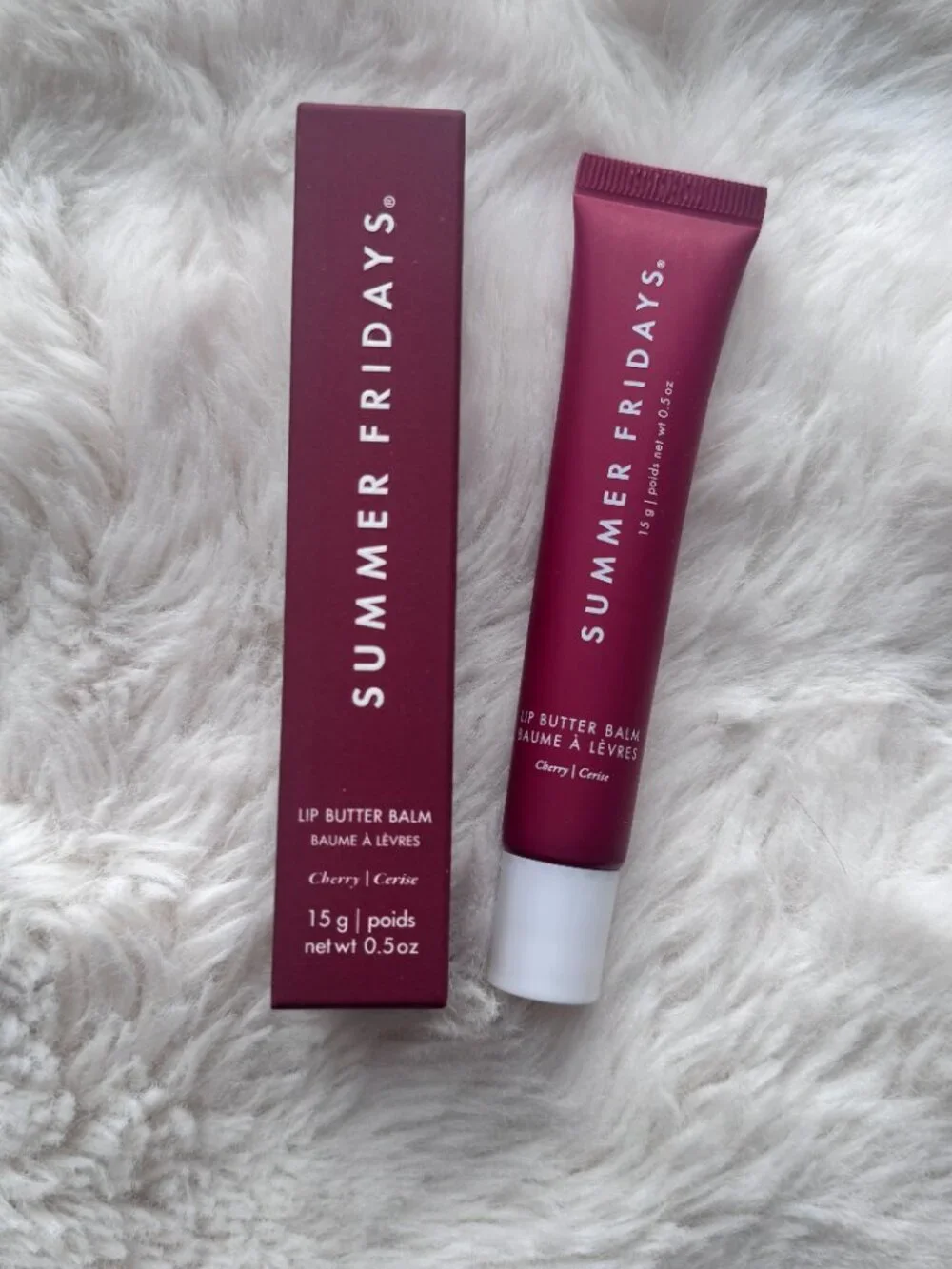 1pc/ Cherry /Summer Fridays Lip Butter Balm Conditioning Lip Mask New in box
